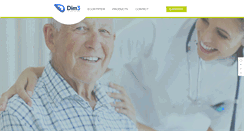 Desktop Screenshot of dim3.com